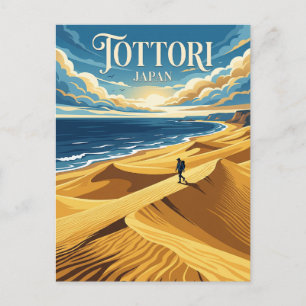 Tottori Sand Dunes Japan Postcard
