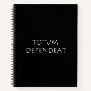 Totum dependeat notebook
