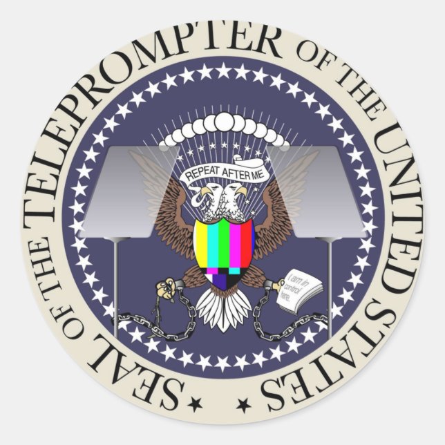 TOTUS THE TELEPROMPTER SEAL (Front)