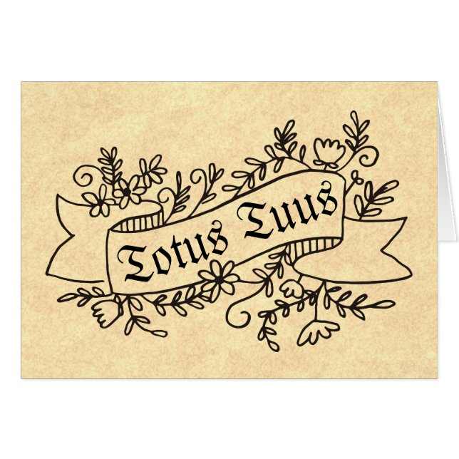 Totus Tuus Prayer Pope St. John Paul II (Front Horizontal)