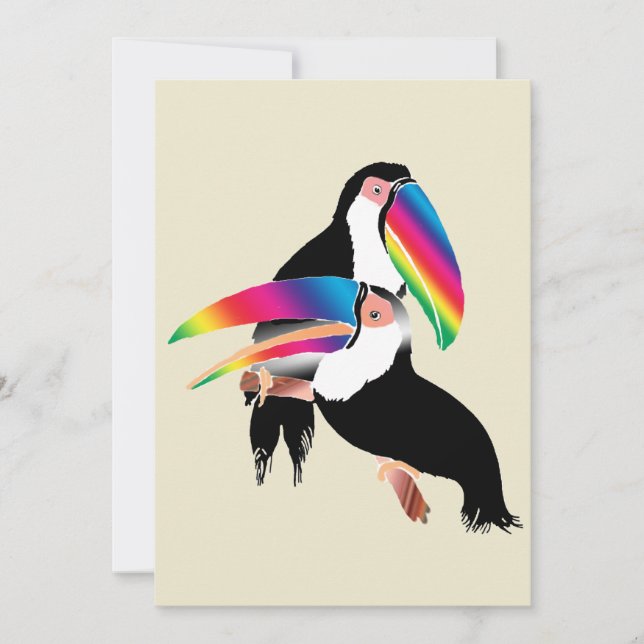 Tou Toucans Invitation (Front)