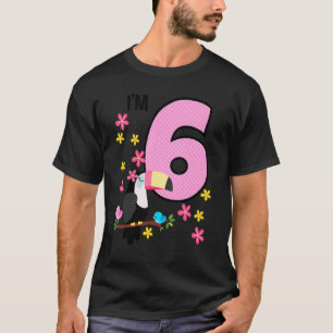 Toucan 6th Birthday 6 Year Old Birthday Girl Tropi T-Shirt