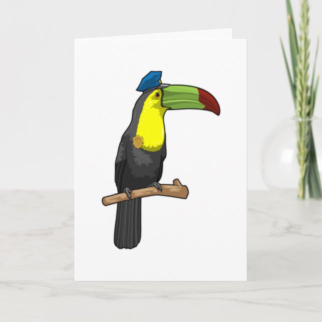 Toucan as Police officer Police Card (Front)