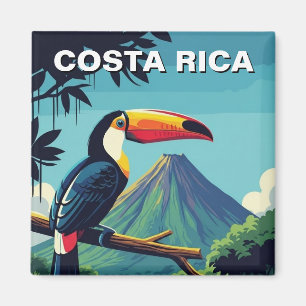 Toucan at Arenal Volcano Costra Rica Travel Magnet
