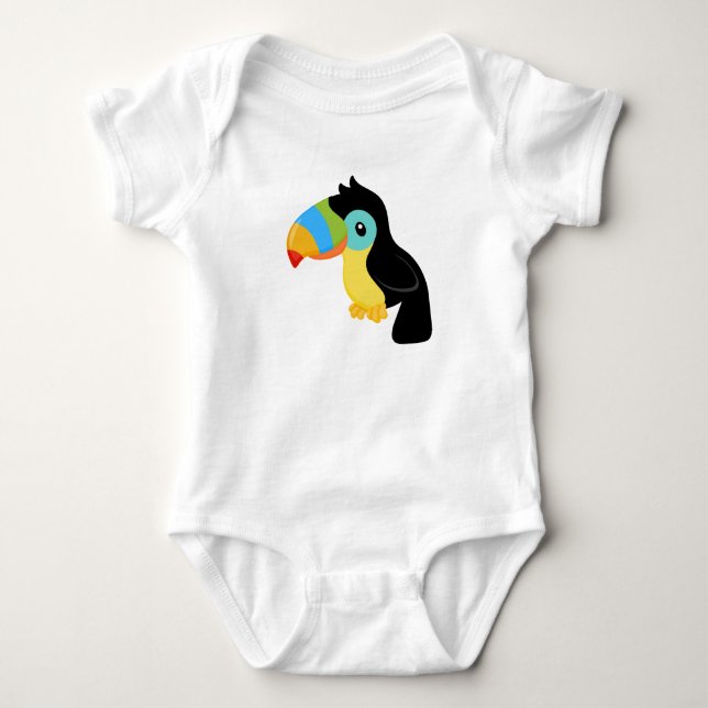 Toucan Baby Jersey Bodysuit (Front)