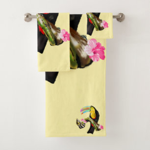 Toucan Bird Bath Towels Toco Your Colors