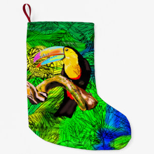 Toucan Bird Christmas Stocking