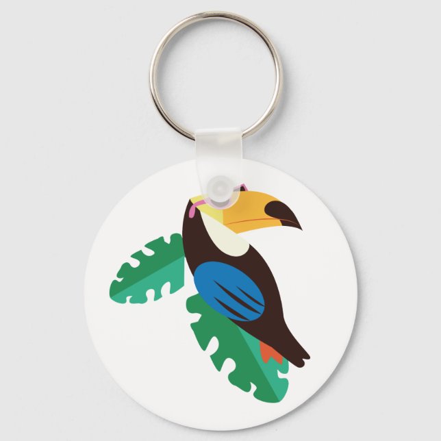 Toucan Bird Key Ring (Front)