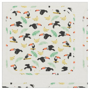Toucan bird pattern fabric