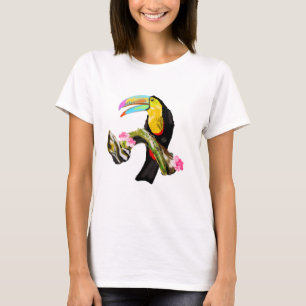 Toucan Bird T-Shirt - Exotic Summer Vacation
