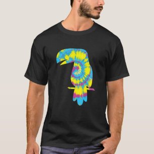 Toucan Bird Tye Die Tropical Animal Toucans Cute B T-Shirt
