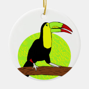 Toucan Ceramic Tree Decoration