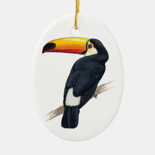 Toucan Ceramic Tree Decoration