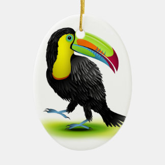 Toucan Ceramic Tree Decoration