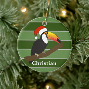 Toucan - Christmas Special Ceramic Tree Decoration