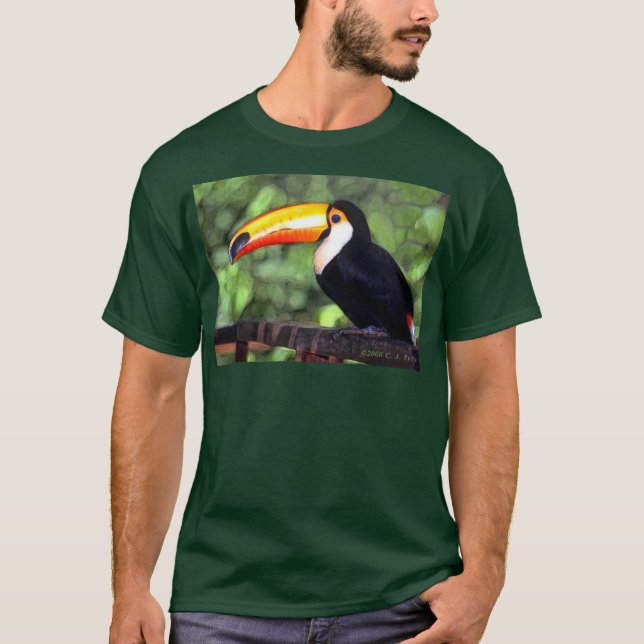 'Toucan' dark T-Shirt (Front)