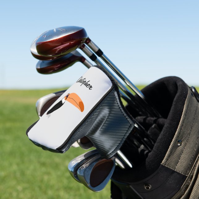 Toucan Design Golf Head Cover (In Situ)