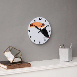 Toucan Design Round Clock