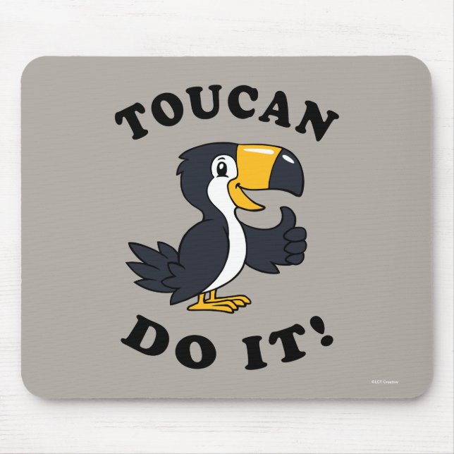 Toucan Do It Mouse Mat (Front)