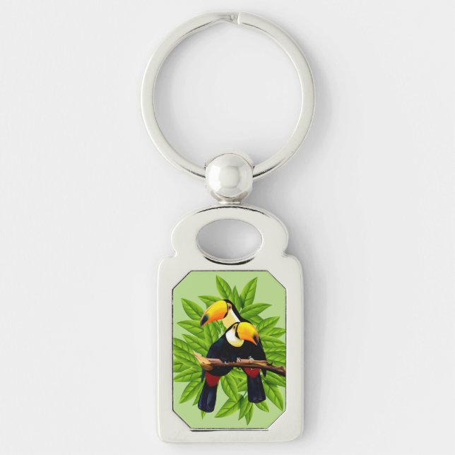 Toucan Duo Green Key Ring (Front)