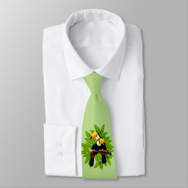 Toucan Duo Green Tie (Tied)