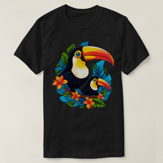 Toucan Fathers Day T-Shirt (Design Front)