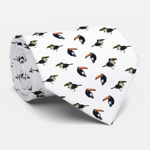 Toucan Frenzy Tie Double Sided (Choose Colour)