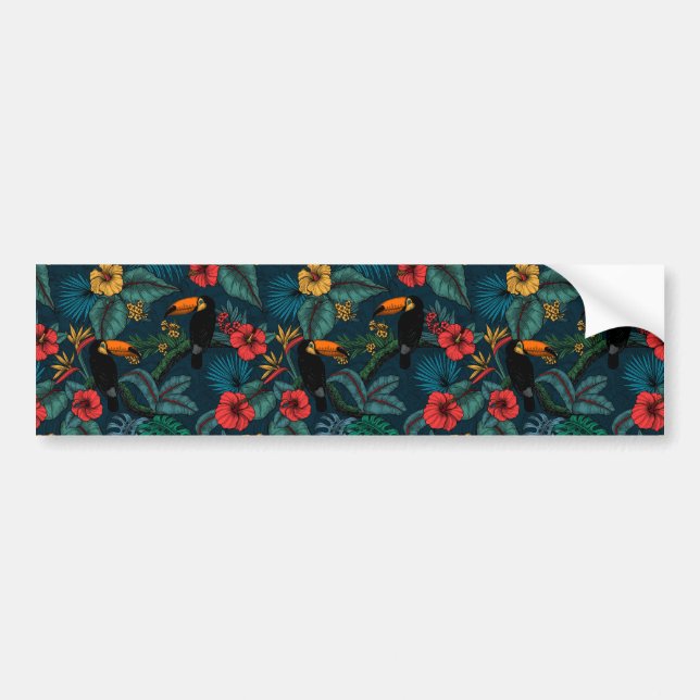 Toucan garden 2 bumper sticker (Front)
