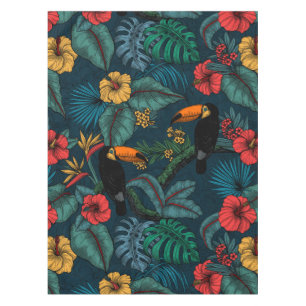 Toucan garden 2 tablecloth