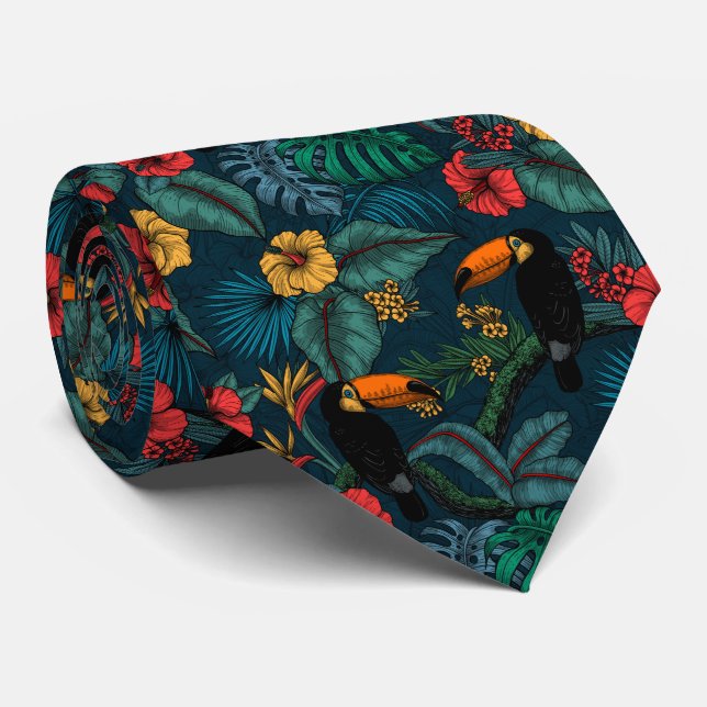 Toucan garden 2 tie (Rolled)