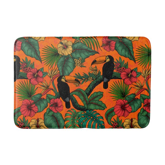 Toucan garden bath mat (Front)