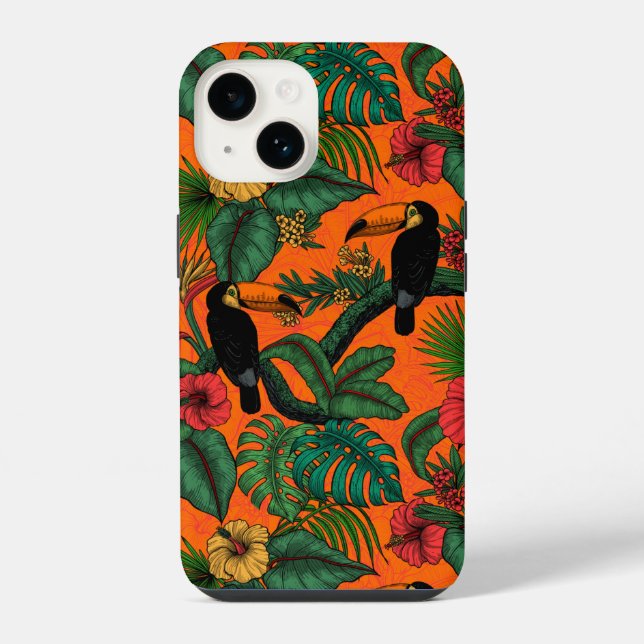 Toucan garden iPhone case (Back)