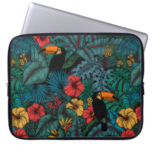 Toucan garden laptop sleeve