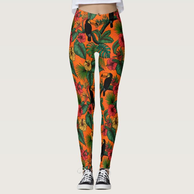 Toucan garden leggings (Front)