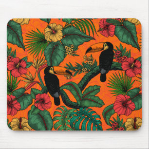 Toucan garden mouse mat