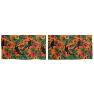 Toucan garden pillowcase
