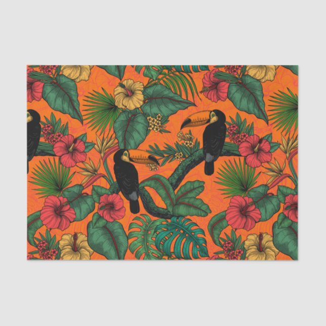 Toucan garden tissue paper (Front)