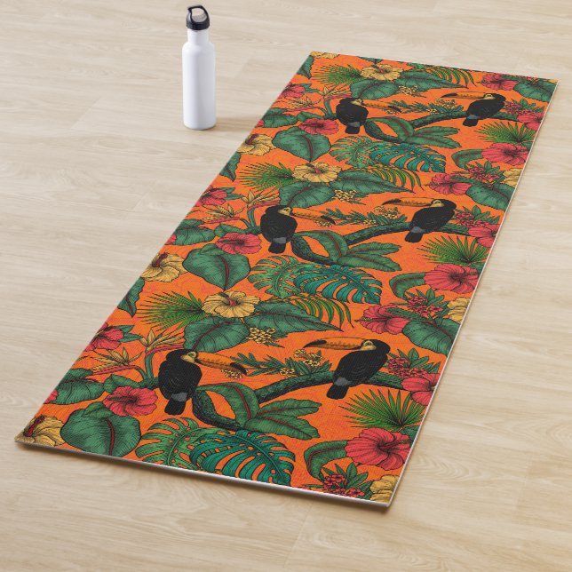 Toucan garden yoga mat (In Situ)