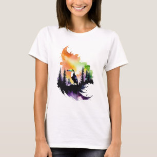 Toucan in a Nebula Forest T-Shirt