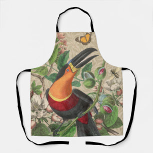 Toucan Jungle Tropical Bird Beautiful Antique Apron