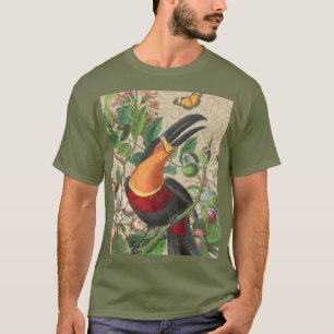 Toucan Jungle Tropical Bird Beautiful Antique T-Shirt