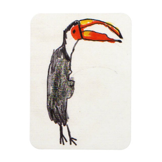 Toucan Kids Art Magnet (Vertical)