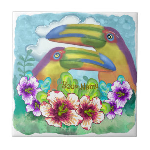 Toucan Lovers Tile