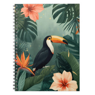 Toucan Muse Tropical Botanical Notebook