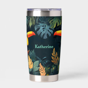 Toucan Paradise: Customizable Design Insulated Tumbler