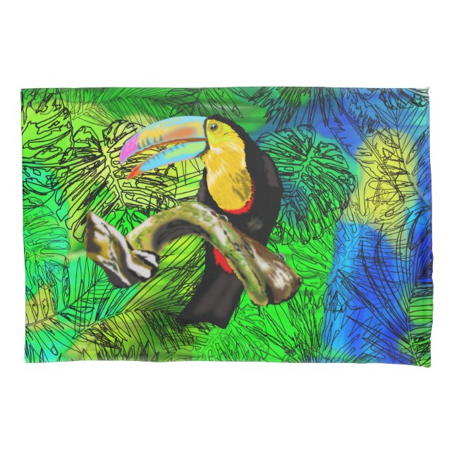 Toucan Pillowcase (Front)