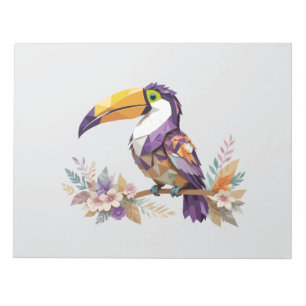 Toucan Playful Adorable Fun Animal Colourful Joyfu Notepad