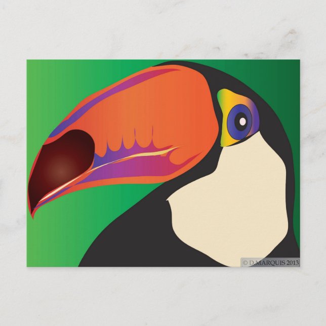 TOUCAN POSTCARD (Front)