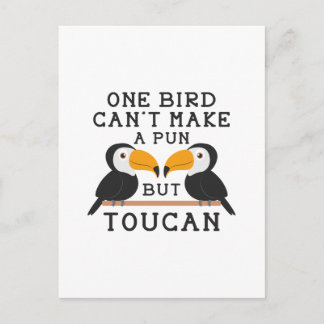 Toucan Pun Postcard