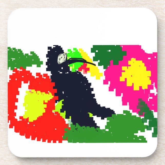 Toucan Summer  Coaster (Front)